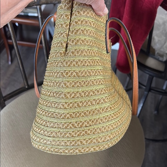 Eric Javits Tan Woven Bag - Picture 6 of 15